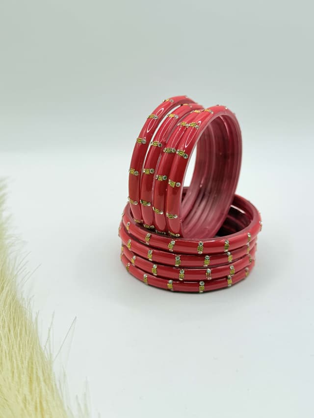 Red Radiance Bangles