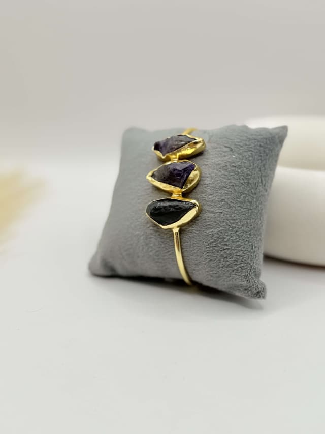 Natural Amethist Prosperity Bracelet