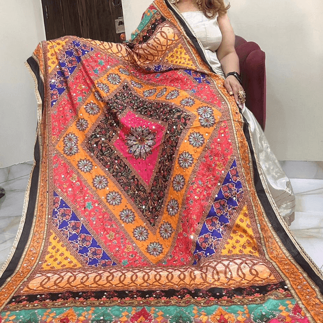 Dupatta as a Jewellery