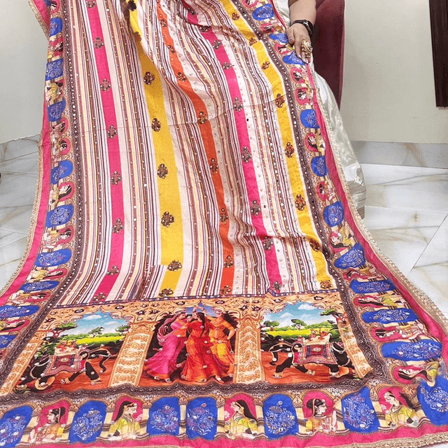 Dupatta as a Jewellery