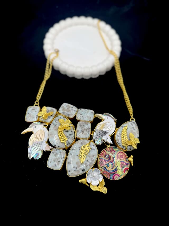 Ethereal Muse Designer Necklace hover