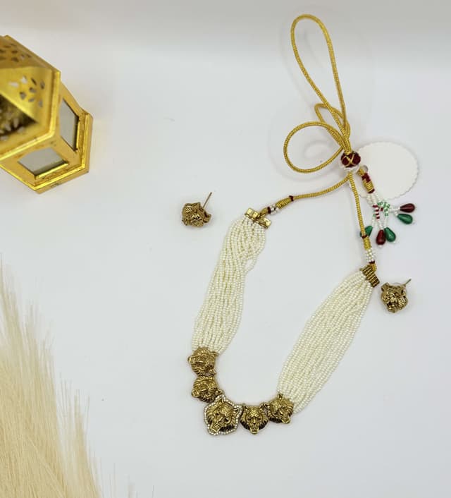 Leo Statement Neckpiece hover