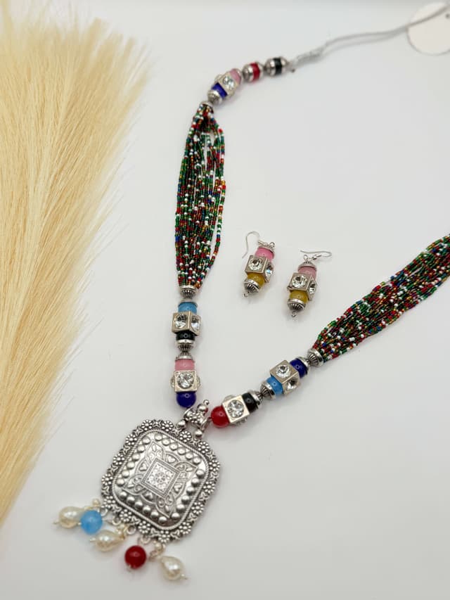 Boho Charm Necklace Set