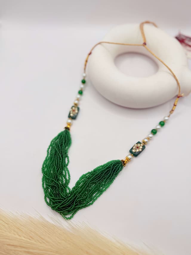 Green Mala Small beads