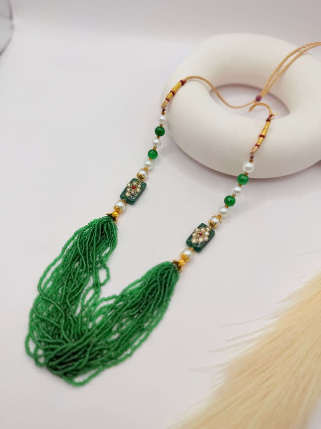 Green Mala Small beads hover