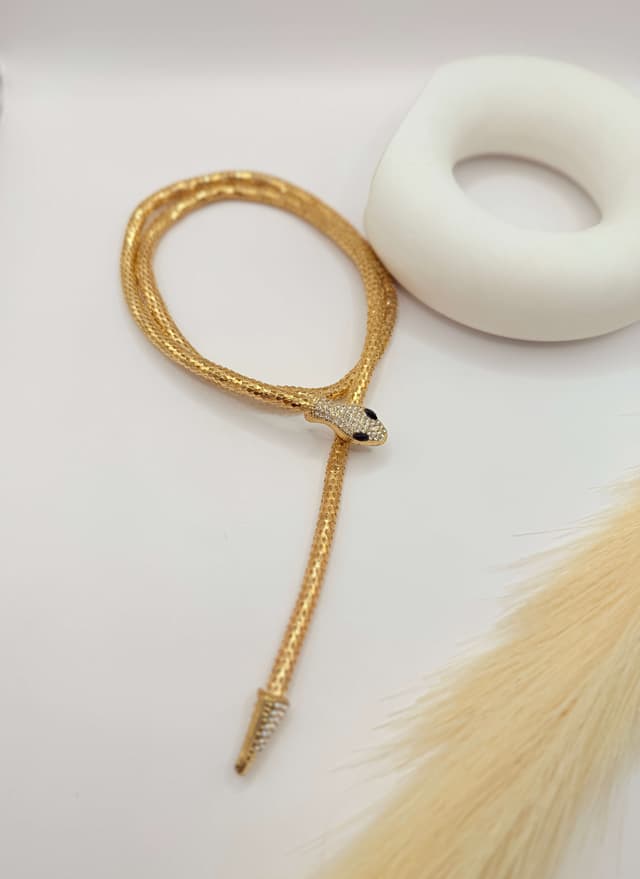 Golden Snake neckpeice