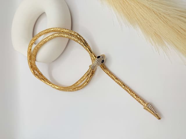 Golden Snake neckpeice hover