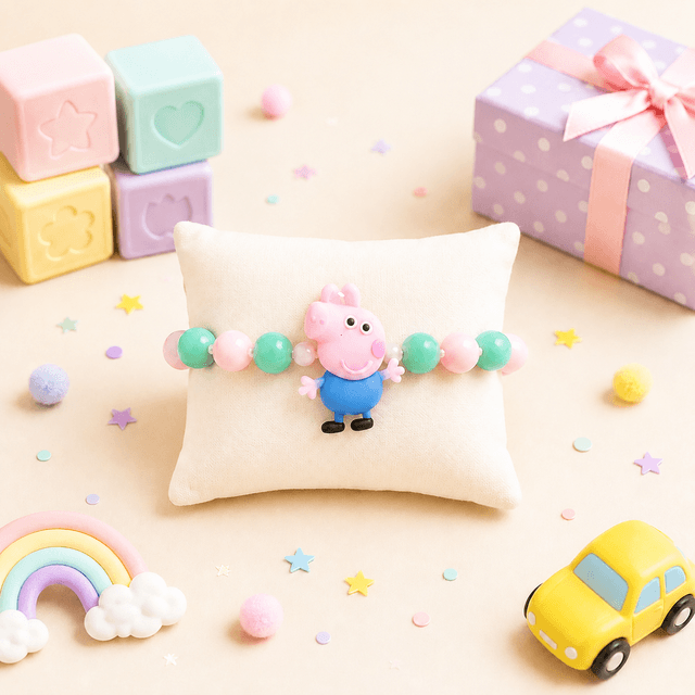 Peppa Pig Kids Rakhi hover