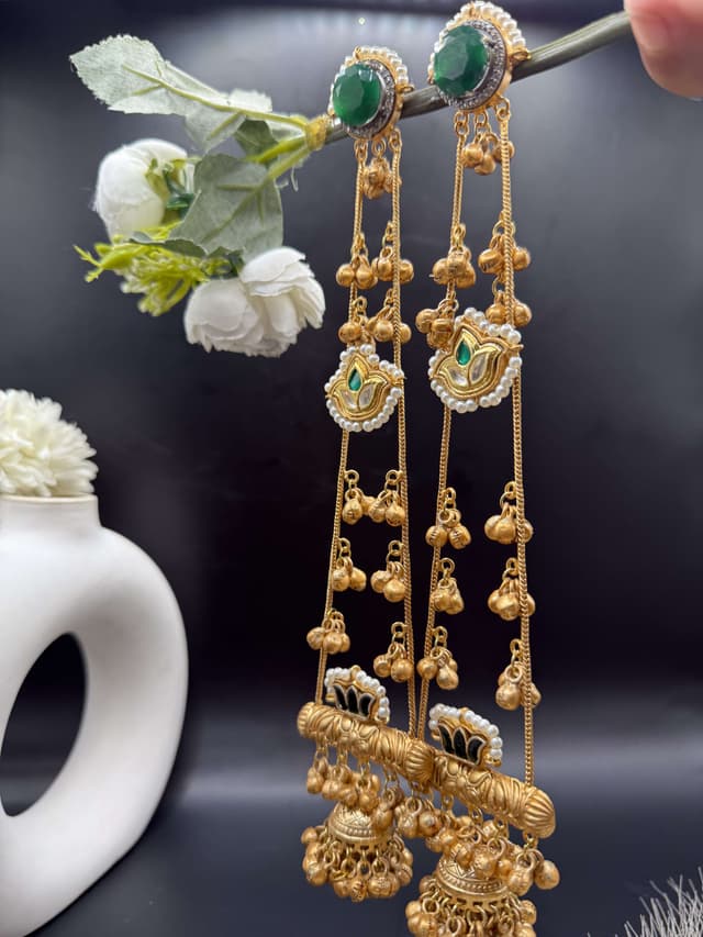 Handcrafted Antique Tabu Earrings