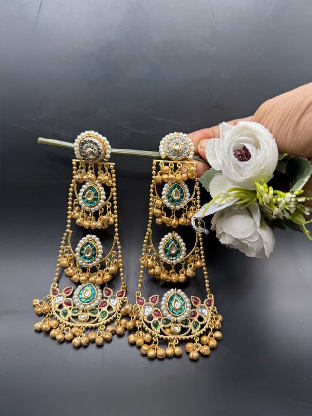 Handcrafted Amba Design Earrings hover