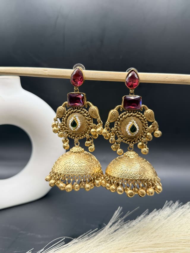 Peacock Jhumka