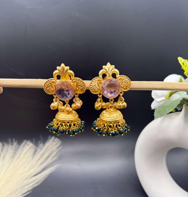 Jhumki Back Beads